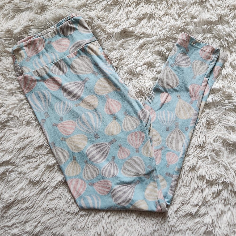 EUC LuLaRoe Hot Air Balloon Leggings
